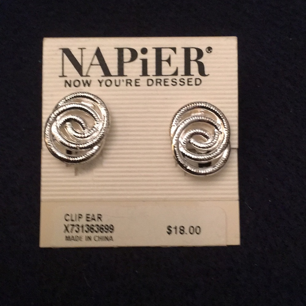 Clip earrings